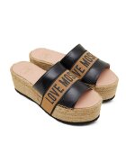 Love Moschino De piele șlapi
