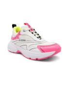 Love Moschino Sneakers cu adaos de piele