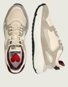 Love Moschino Sneakers SPEED55 cu adaos de piele