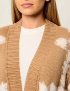 Marc Cain Cardigan | Loose fit cu adaos de lână