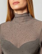 Marc Cain Guler înalt | Slim Fit