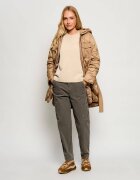 Marc Cain Pantaloni cargo Ruma | Tapered fit | catifea reiată