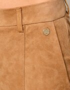 Marc Cain Pantaloni Warri | Relaxed fit | piele întoarsă