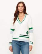 Marc Cain Pulover | Loose fit cu adaos de lână