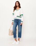 Marc Cain Pulover | Loose fit cu adaos de lână
