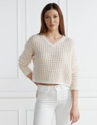 Marc Cain Pulover | Regular Fit cu adaos de lână