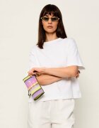 MARC JACOBS Borsetă The Stripe Mesh Pouch
