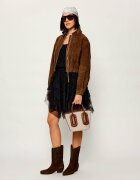 MARC JACOBS Cufăr Babe Small Tote In Canvas cu adaos de piele