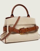 MARC JACOBS Cufăr Canvas Leather Dakota cu adaos de piele
