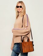 MARC JACOBS Cufăr The Suede Small Tote Bag | piele întoarsă