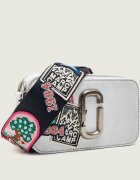 MARC JACOBS De blugi geantă poștaș The Camp Patchwork Denim Snapshot