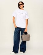 MARC JACOBS De piele cufăr The Leather Small Tote Bag
