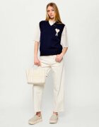 MARC JACOBS De piele cufăr The Leather Small Tote Bag