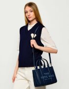 MARC JACOBS De piele cufăr The Leather Small Tote Bag