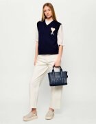 MARC JACOBS De piele cufăr The Leather Small Tote Bag