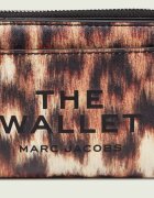 MARC JACOBS De piele portofel Leather Mini Compact Wallet In Leopard