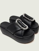 MARC JACOBS De piele șlapi The Platform Sandal