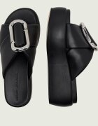 MARC JACOBS De piele șlapi The Platform Sandal
