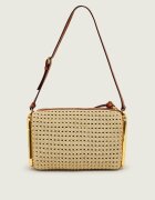 MARC JACOBS Geantă pe umăr Scene Small Shoulder Bag In Crochet cu adaos de piele