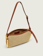 MARC JACOBS Geantă pe umăr Scene Small Shoulder Bag In Crochet cu adaos de piele