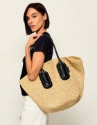 MARC JACOBS Geantă shopper + borsetă Babe Ttote In Wowen cu adaos de piele