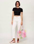 MARC JACOBS Geantă shopper The Blurred Floral Large Puffy Nylon Tote Bag
