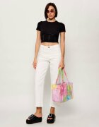 MARC JACOBS Geantă shopper The Blurred Floral Medium Puffy Nylon Tote Bag