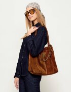MARC JACOBS Geantă shopper The Suede Cristina Tote | piele întoarsă