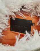 MARC JACOBS Hobo Sack Bag In Cargo Fur Canvas | shearling