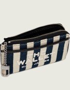 MARC JACOBS Portofel The Stripe Canvas top Zip Multi