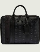 MCM Geantă pentru laptop 17" Klassik cu adaos de piele