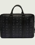 MCM Geantă pentru laptop 17" Klassik cu adaos de piele