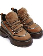 Michael Kors De piele botine cu platformă Shiloh