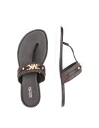 Michael Kors De piele flip flops Farrah