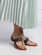 Michael Kors De piele flip flops Izzy