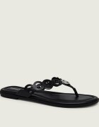 Michael Kors De piele flip flops Janie
