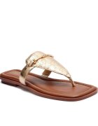 Michael Kors De piele flip flops Lena
