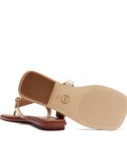Michael Kors De piele flip flops Lena