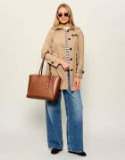 Michael Kors De piele geantă shopper Taryn