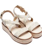 Michael Kors Sandale Lynn cu adaos de piele