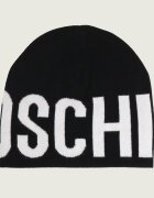 Moschino Cu două fețe căciulă cu adaos de lână și cașmir