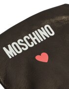 Moschino Mănuși de piele cu adaos de lână