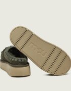 Mou Mules (încălțăminte) Bounce Clog cu adaos de lână | piele întoarsă