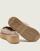 Mou Mules (încălțăminte) Clog Eskimo Platform | piele întoarsă