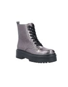 My Twin Botine Anfibio cu adaos de piele
