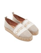 OFF-WHITE Espadrile cu adaos de piele