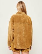 One Teaspoon Cămașă DARIA | Loose fit | catifea reiată