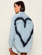 One Teaspoon De blugi cămașă Daydream Heart | Oversize fit