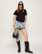 One Teaspoon De blugi pantaloni scurți BANDITS | Loose fit | low waist
