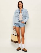 One Teaspoon De blugi pantaloni scurți Bandits | regular fit | low waist